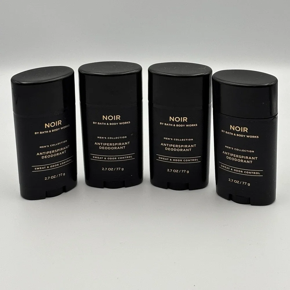 4 Bath &‎ Body Works Noir Men's Collection Antiperspirant Deodorants